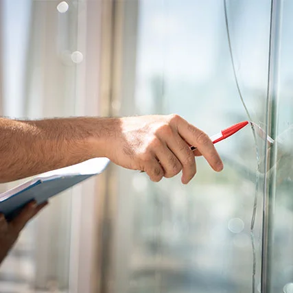 broken glass repair in Palm Bay, FL